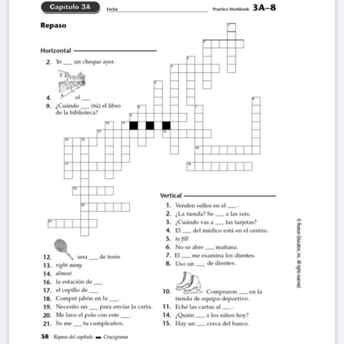 Realidades 2 workbook page 65 answers